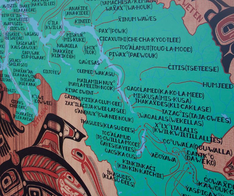Haisla Territory map. Photo Courtesy of Haisla Nation