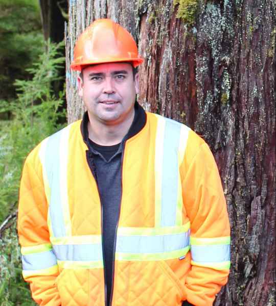Richard Jones, Chief Operating Officer of Taan Forest LP. Photo by Haida Enterprise Corporation.