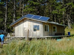 Solar power at Haida Gwaii Rediscovery